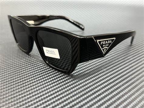 Prada PR 10ZS 1AB5S0 Sunglasses Black .